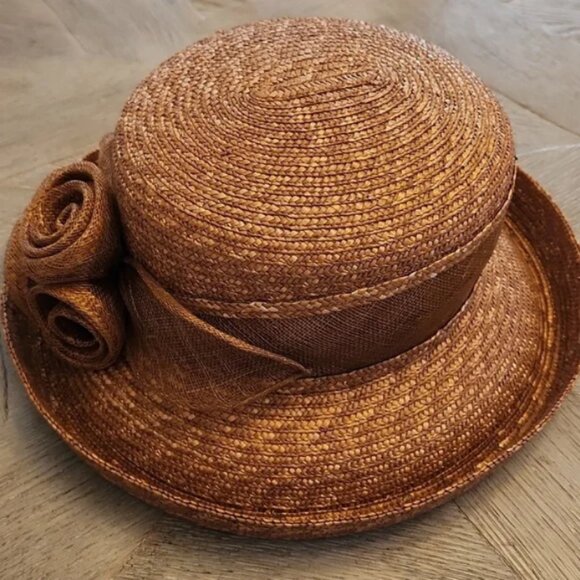 Vintage Betmar New York Straw Hat – Quiet Luxury Autumn Edit – Timeless Boutique - Picture 8 of 16